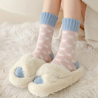 Premium Warm Thickened Terry Cotton Women Socks