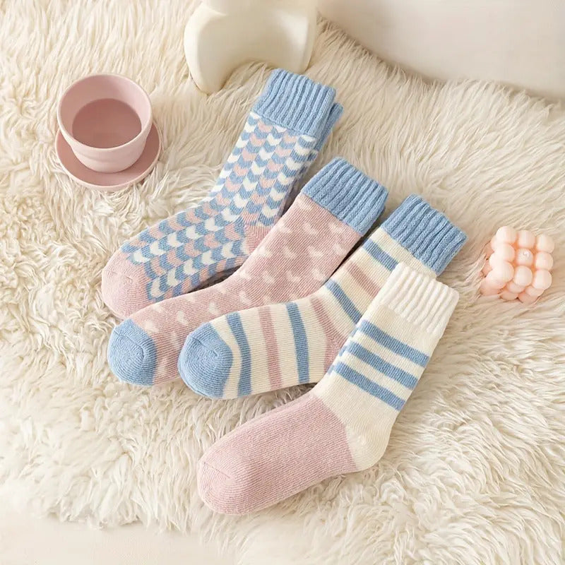 Premium Warm Thickened Terry Cotton Women Socks
