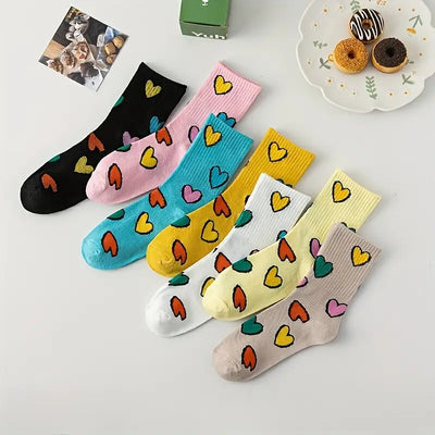 Colorful Heart Edition Women Socks
