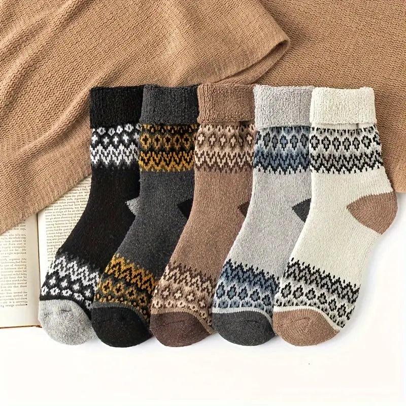 Hiking Edition Thick & Warm Terry Cotton Socks